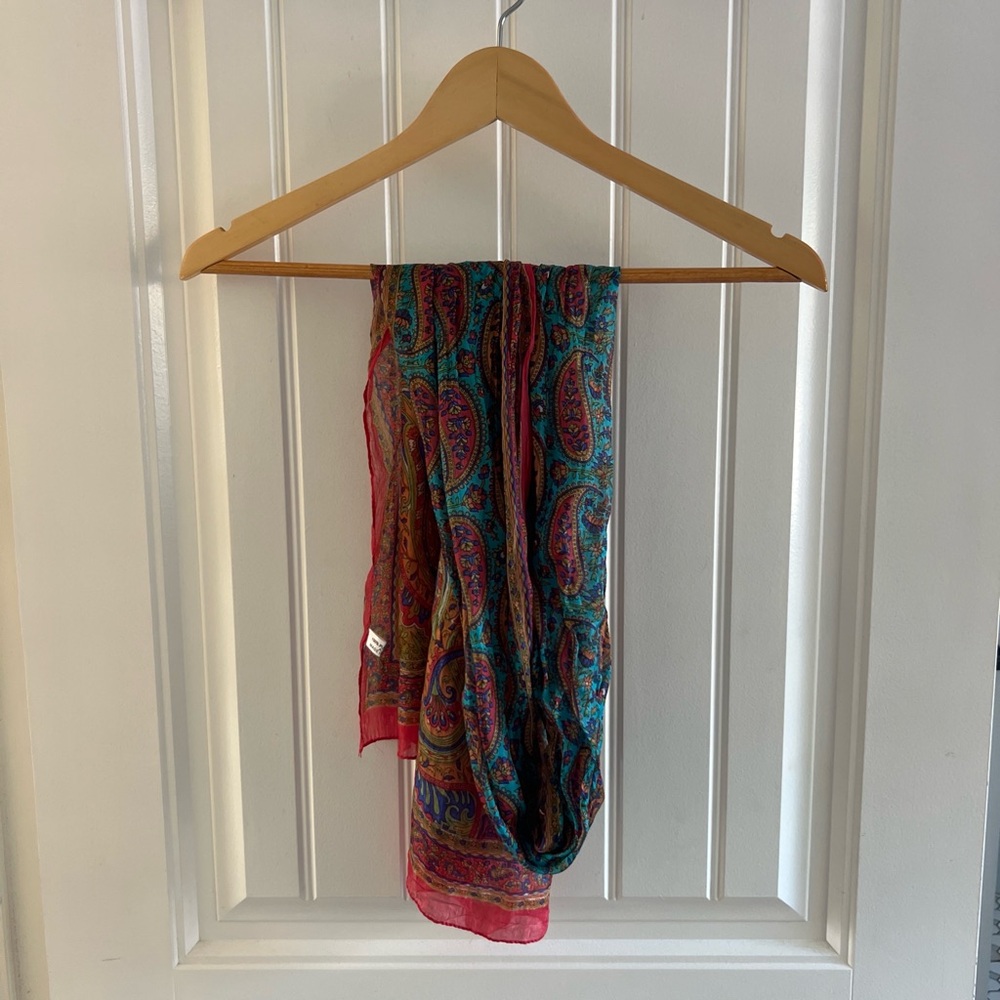 Colorful Paisley Scarf